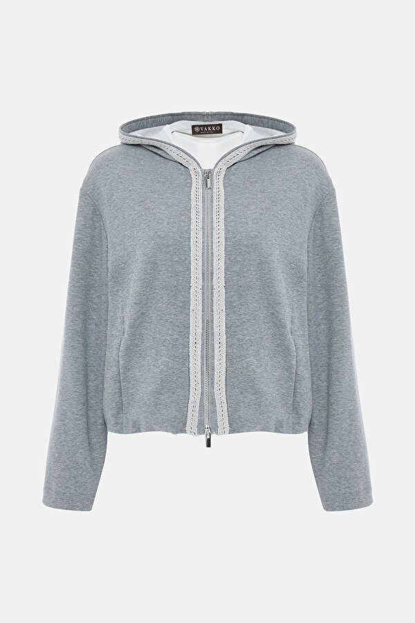 GREY HOODIE SWEATSHIRT 7