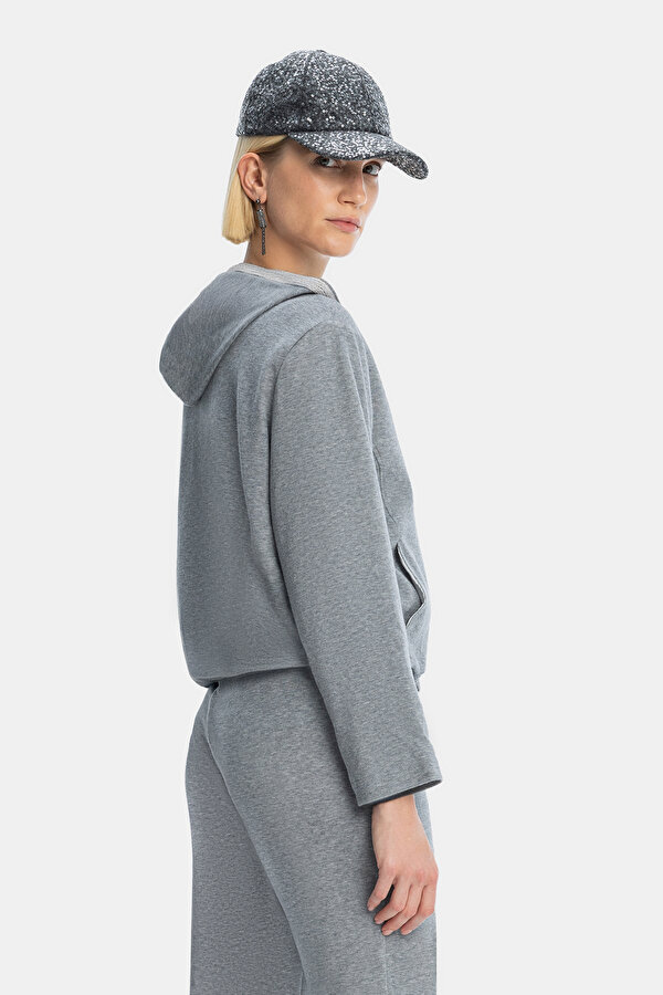 GREY HOODIE SWEATSHIRT 2