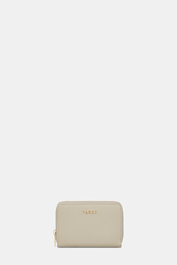 ECRU LEATHER WALLET