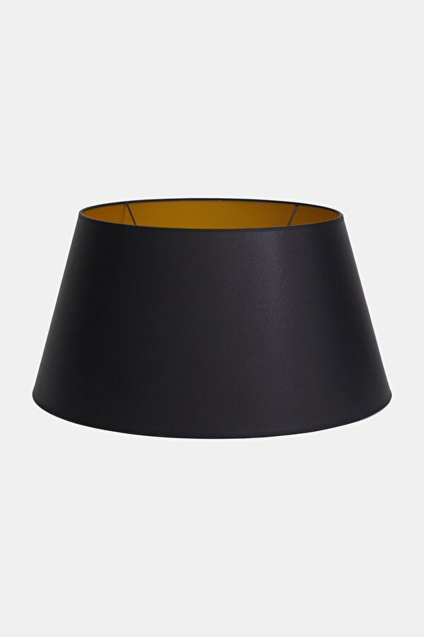 BLACK LAMPSHADE HAT