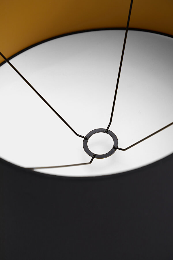 BLACK LAMPSHADE HAT 2