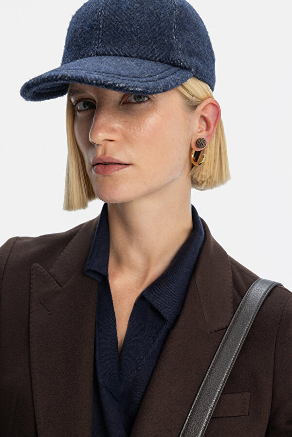 BROWN SURPLICE NECKLINE (CROSS-OVER NECKLINE) JACKET 6