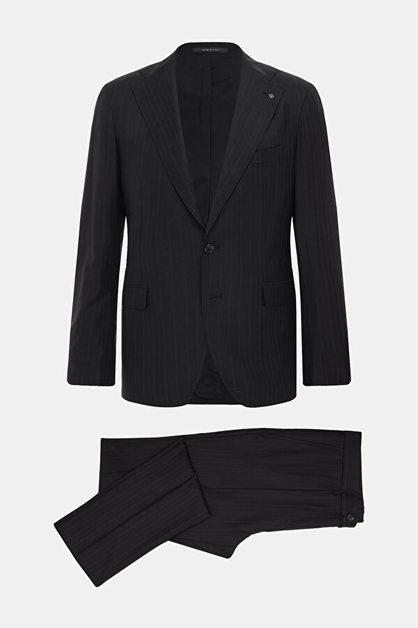 BLACK WOOL SUIT