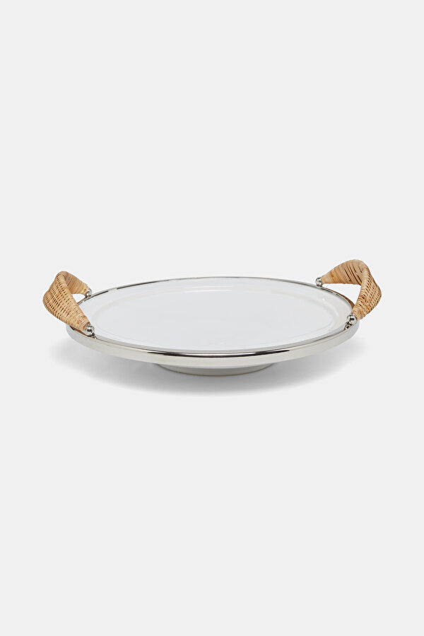 RATTAN SAPLI SERAMİK TABAK 2