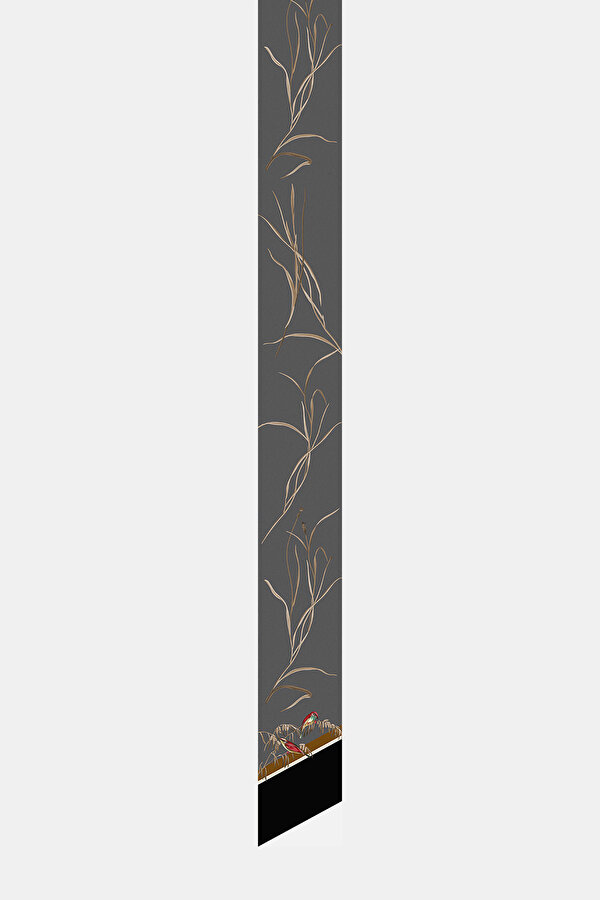 ÇİÇEK DESENLİ TWILL İPEK FULAR 2