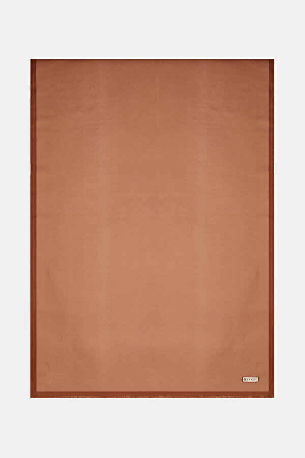DARK SALMON TWILL SHAWL