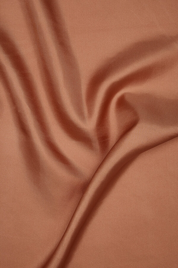 DARK SALMON TWILL SHAWL 2