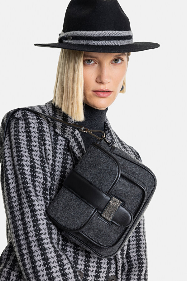 GREY SURPLICE NECKLINE (CROSS-OVER NECKLINE) JACKET 7