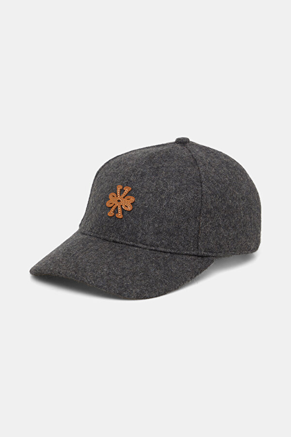 DARK GREY WOOL HAT