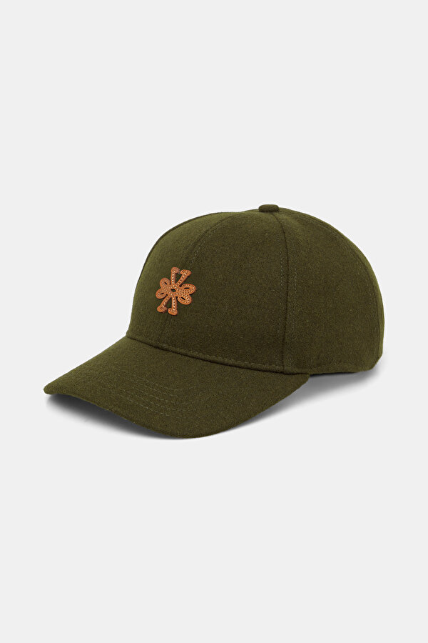 DARK GREEN WOOL HAT