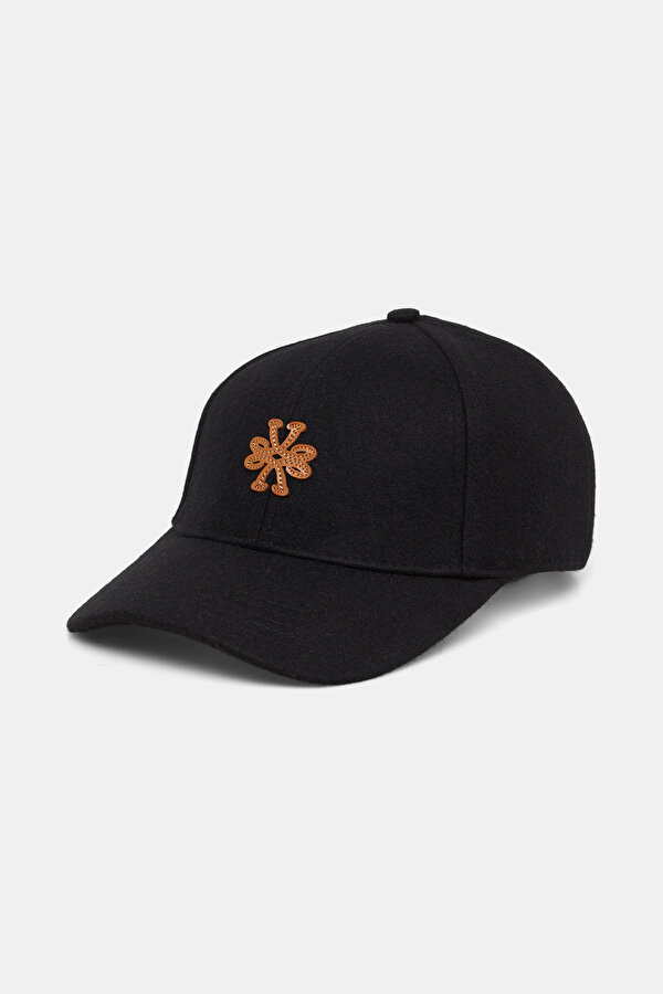 BLACK WOOL HAT