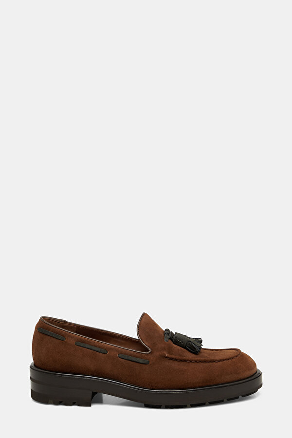 SÜET DERİ PÜSKÜLLÜ LOAFER