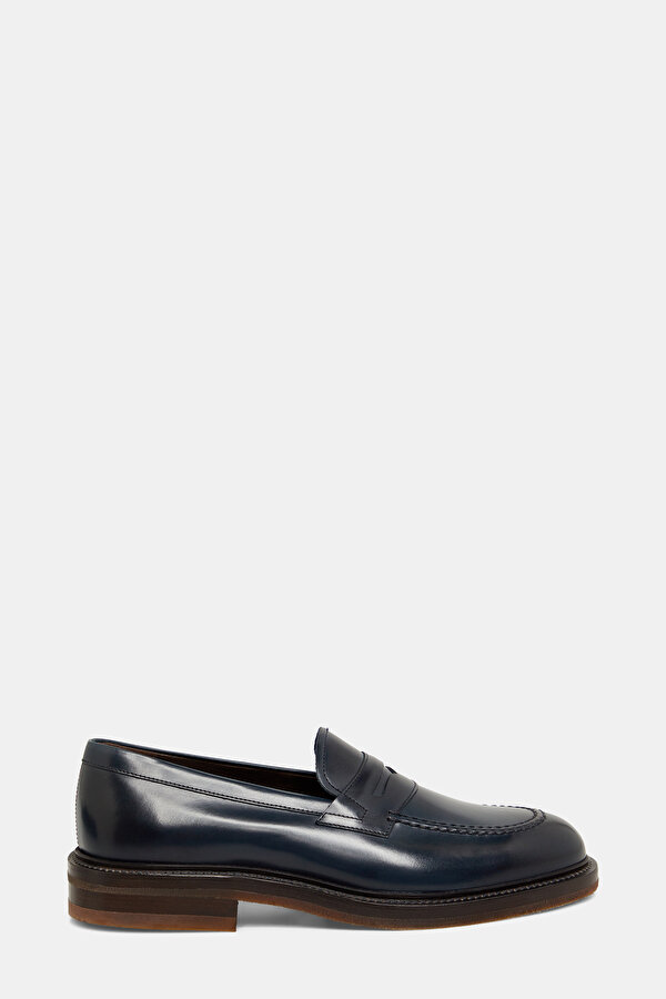 BANTLI DERİ LOAFER AYAKKABI