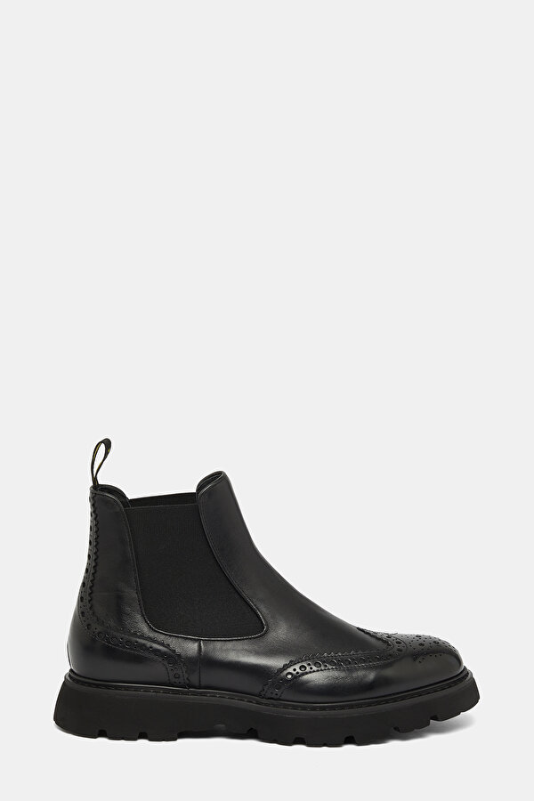 BLACK LEATHER BOOT