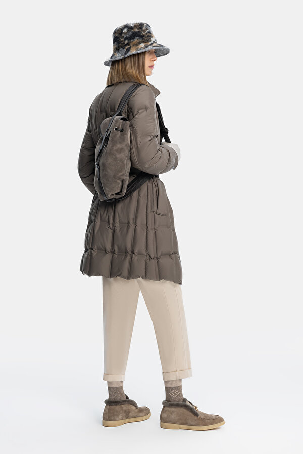 KHAKI REEFER JACKET 2