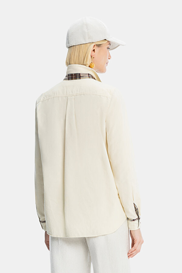 CREAM LONG SLEEVE SHIRT 2