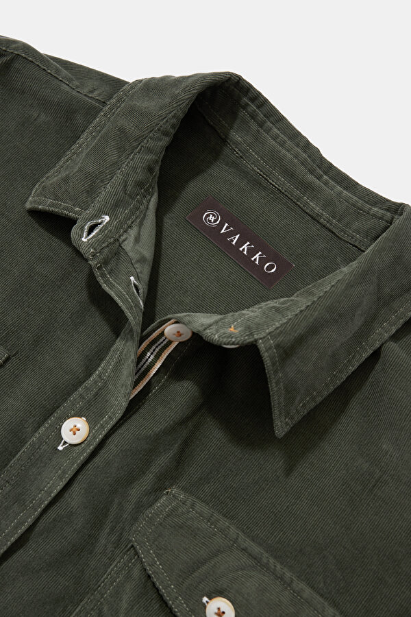 KHAKI LONG SLEEVE SHIRT 7