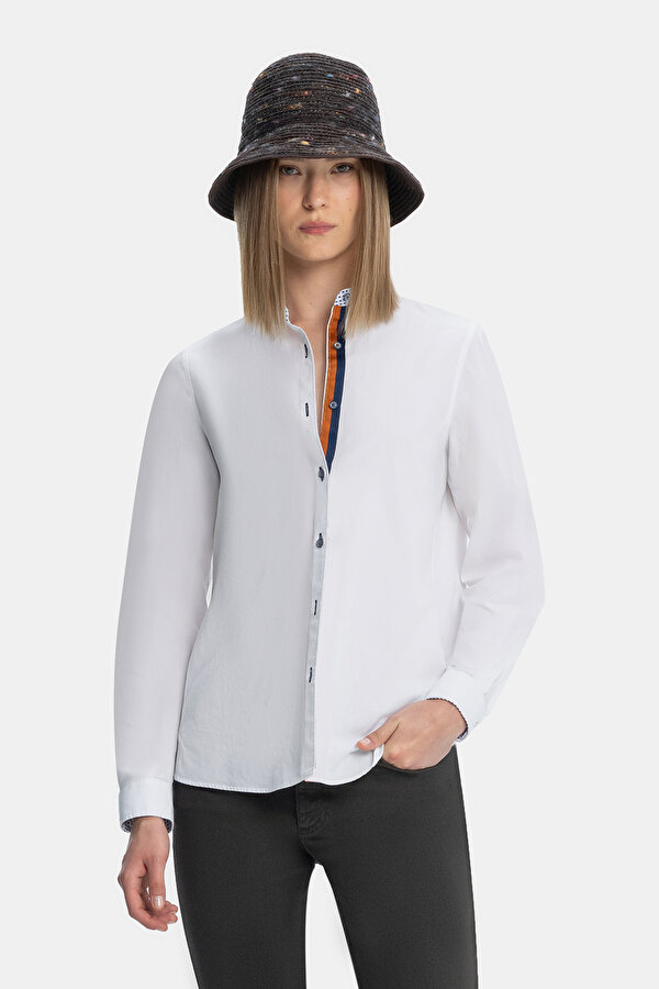 WHITE LONG SLEEVE SHIRT