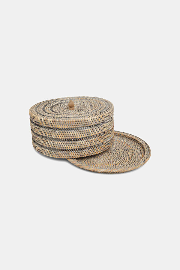 RATTAN KAPAKLI TEPSİ 2