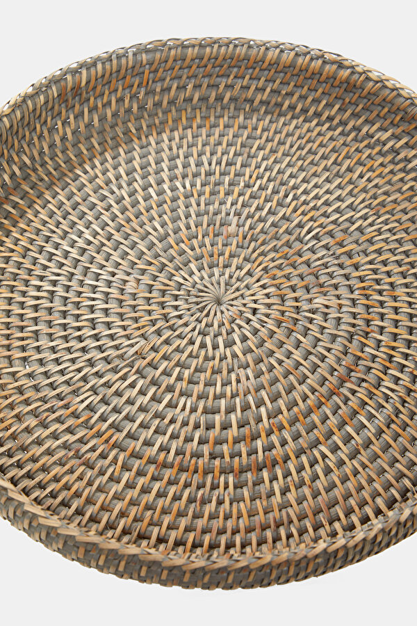 BÜYÜK BOY METAL STANDLI RATTAN KASE 2