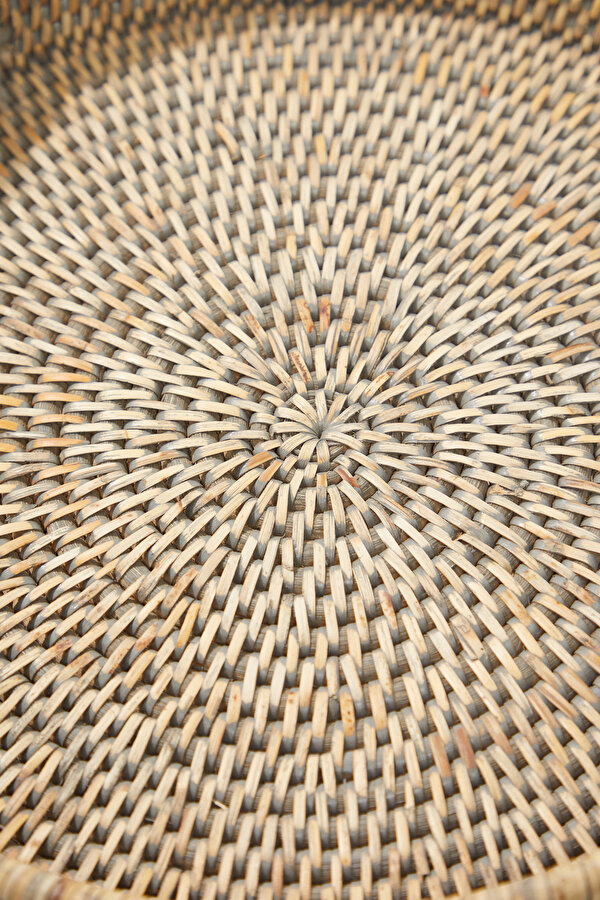 RATTAN YUVARLAK TEPSİ KÜÇÜK BOY 2