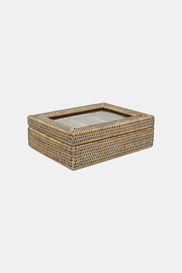 8 BÖLMELİ RATTAN KUTU