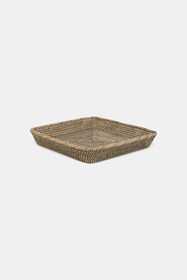 RATTAN DİKDÖRTGEN TEPSİ