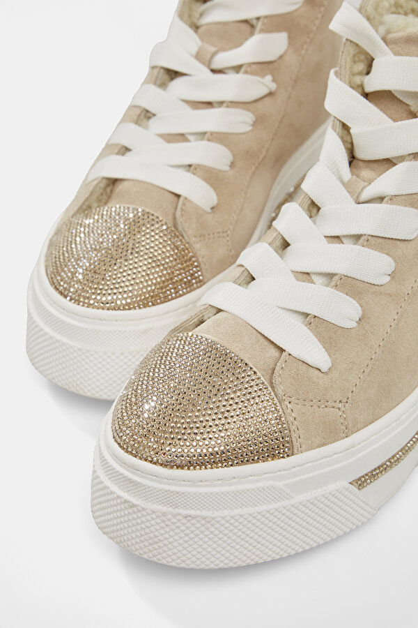 BEIGE LEATHER SHOE 6