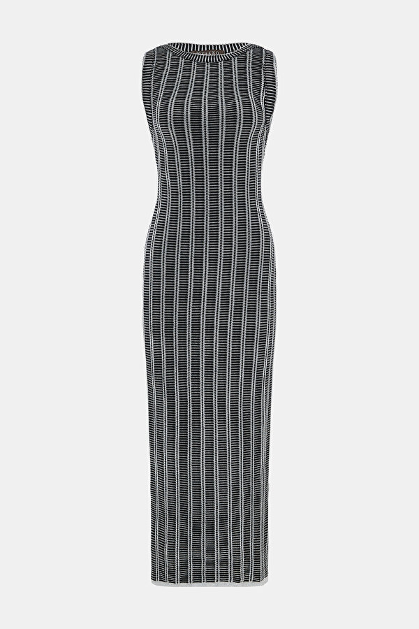 SILVER SLEEVELESS DRESS 6