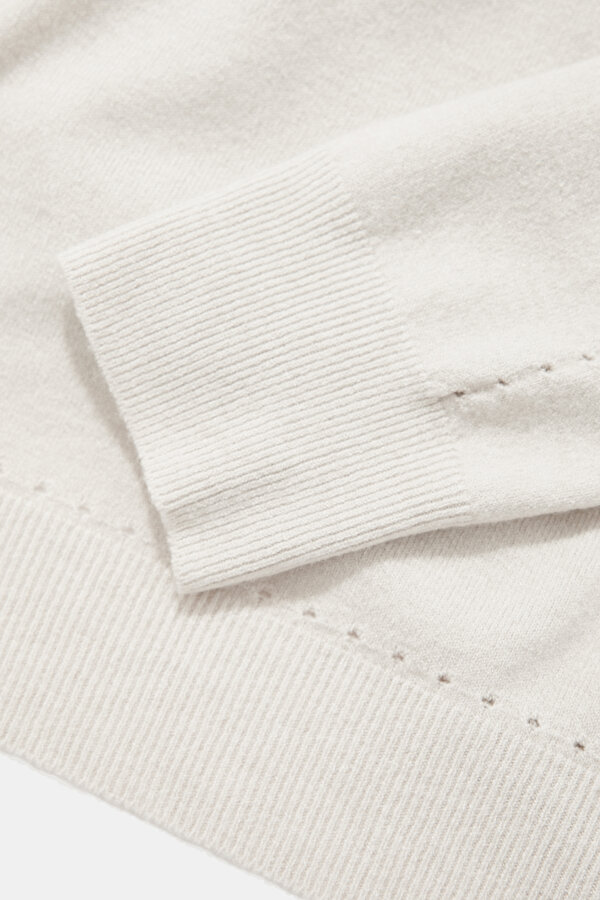 BEIGE ROUND NECKLINE TRICOT 7