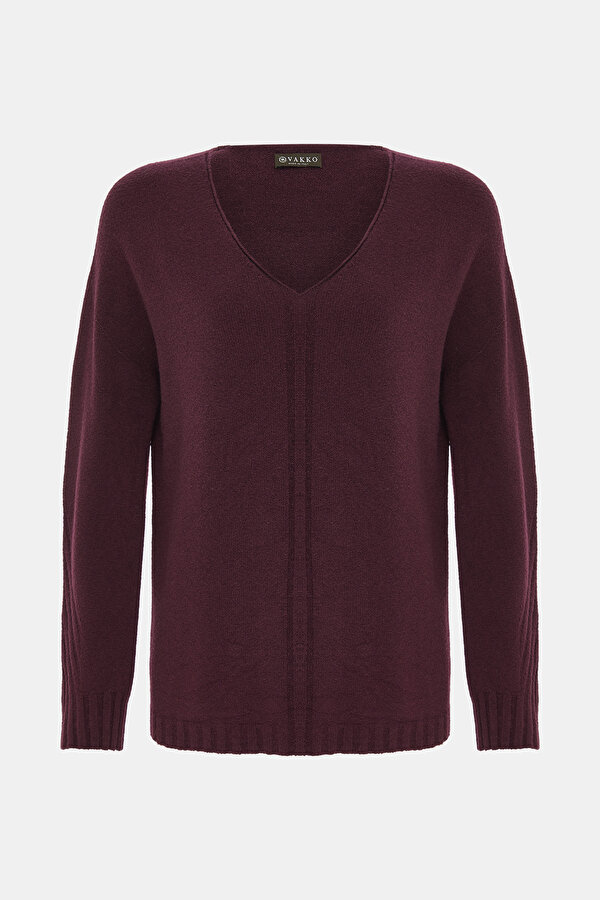BORDO V YAKA TRİKO