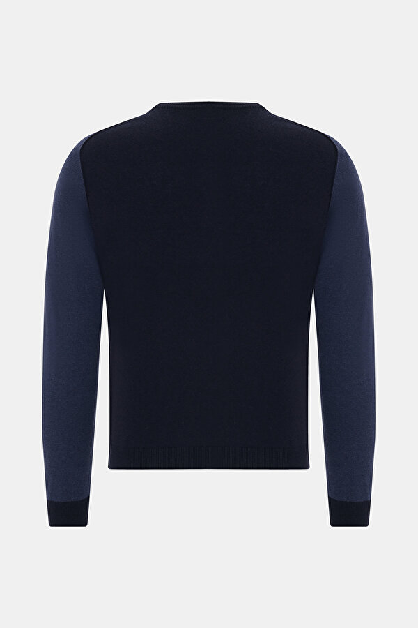 DARK BLUE BASIC / ROUND NECKLINE TRICOT 2
