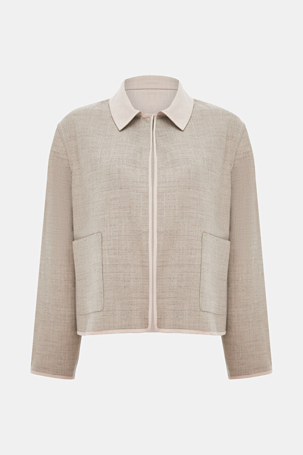 MINK SURPLICE NECKLINE (CROSS-OVER NECKLINE) JACKET 11