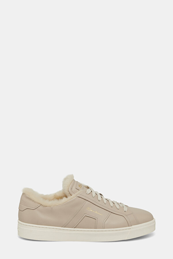 BEIGE ECO FUR SHOE