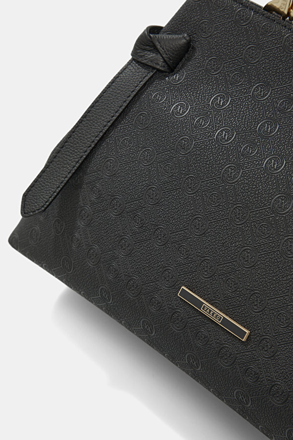 BLACK MONOGRAM BAG 6