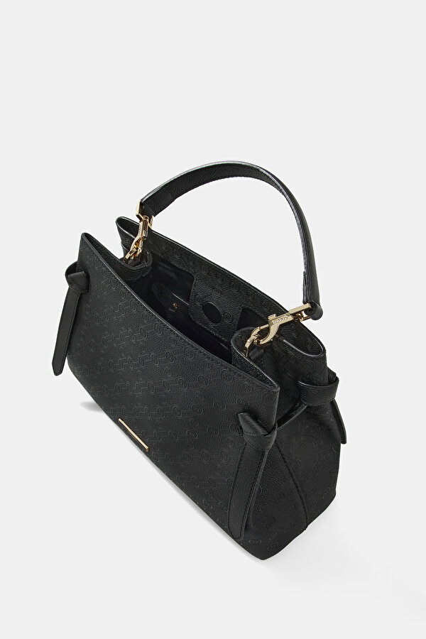 BLACK MONOGRAM BAG 7