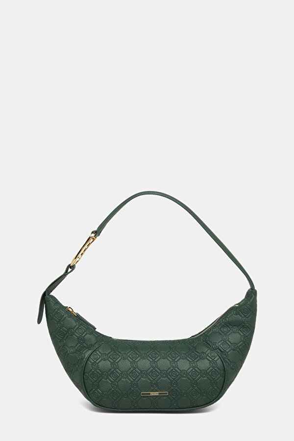 GREEN MONOGRAM LEATHER BAG