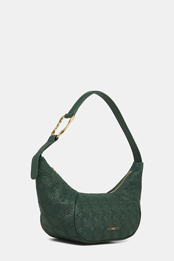 GREEN MONOGRAM LEATHER BAG 2