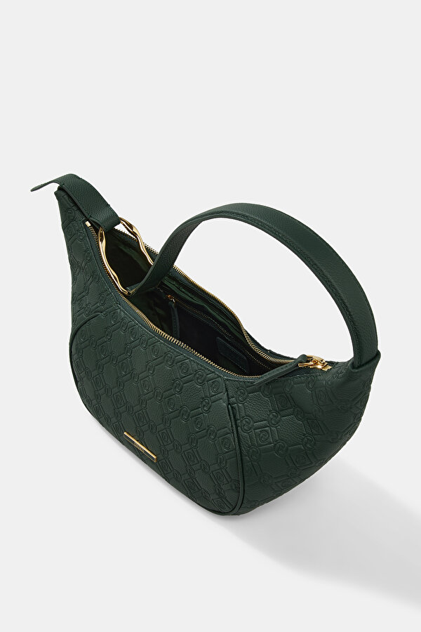 GREEN MONOGRAM LEATHER BAG 7