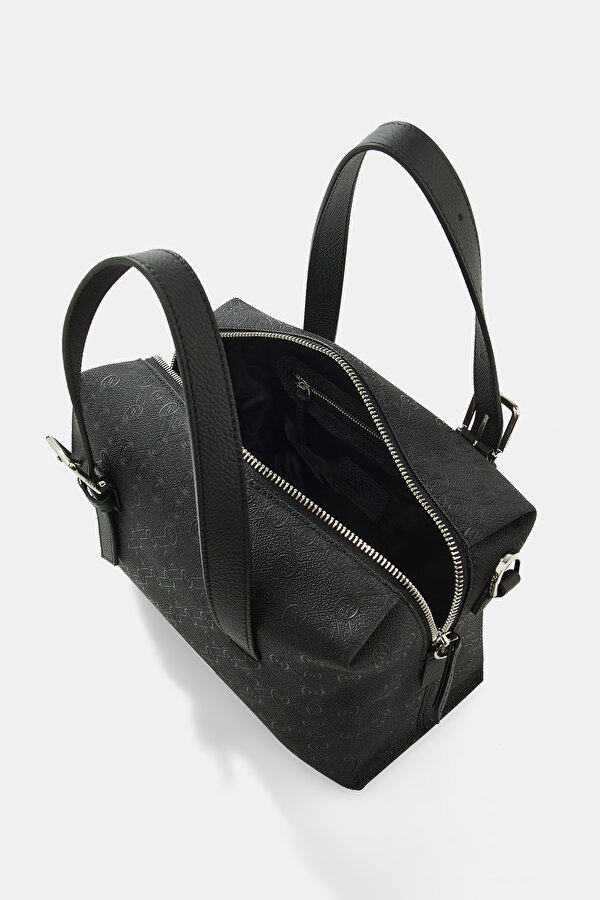 BLACK MONOGRAM BAG 7