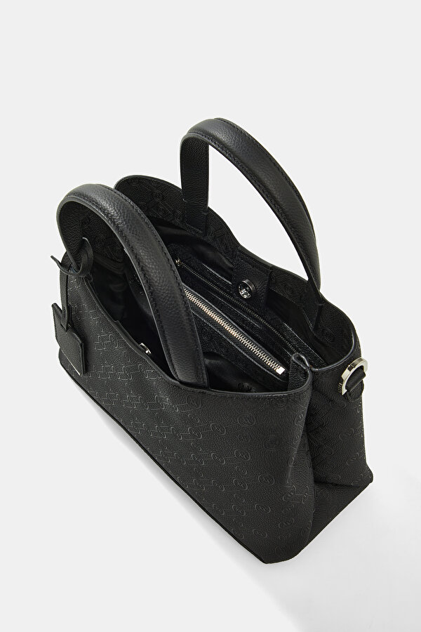 BLACK MONOGRAM BAG 7