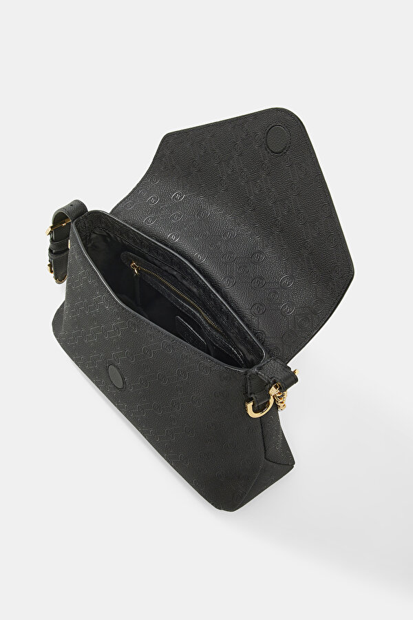 BLACK MONOGRAM BAG 7