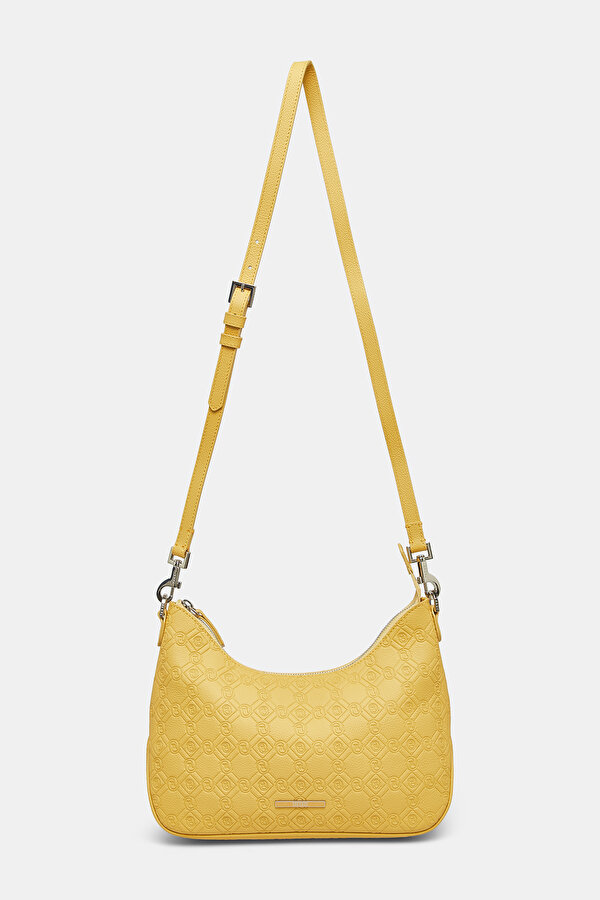 YELLOW MONOGRAM LEATHER BAG 2