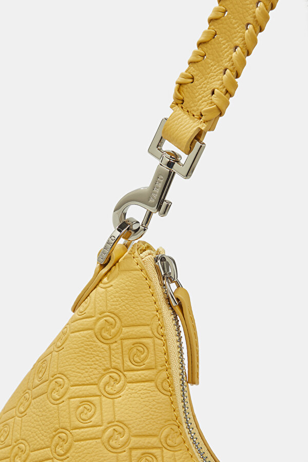 YELLOW MONOGRAM LEATHER BAG 6