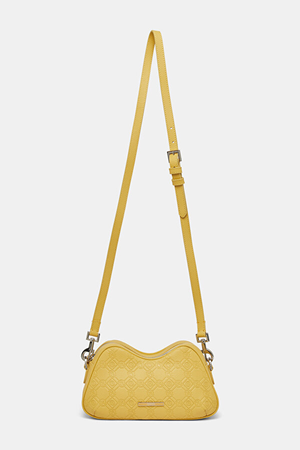 YELLOW MONOGRAM LEATHER BAG 2