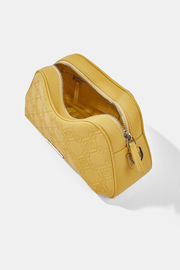 YELLOW MONOGRAM LEATHER BAG 7