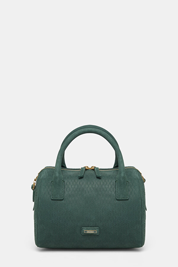 GREEN MONOGRAM LEATHER BAG