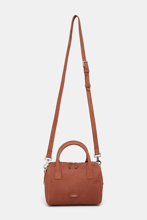 TAN MONOGRAM LEATHER BAG 2