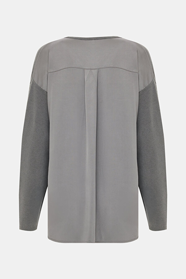 DARK GREY V NECK 2