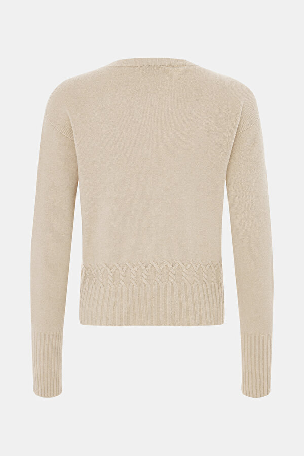 BEIGE BASIC / ROUND NECKLINE 6